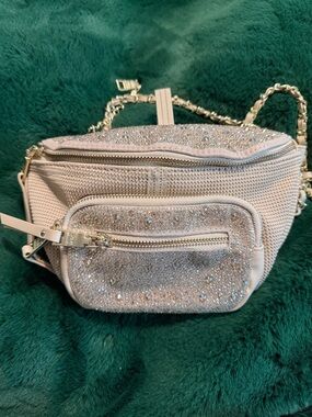 Steve Madden Crystal Quilted Crossbody